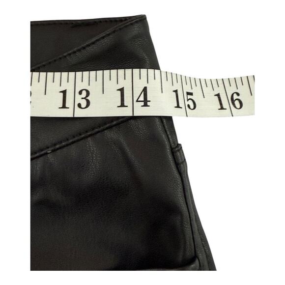Joe's Jeans Women's Black Faux Leather Mid-Rise Bootcut Pants Size 4 (26)‎ NWOT - Picture 6 of 7